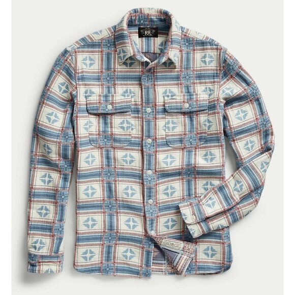 RRL Ralph Lauren 1950's Inspired Southwestern workshirt - Picture 1 of 10